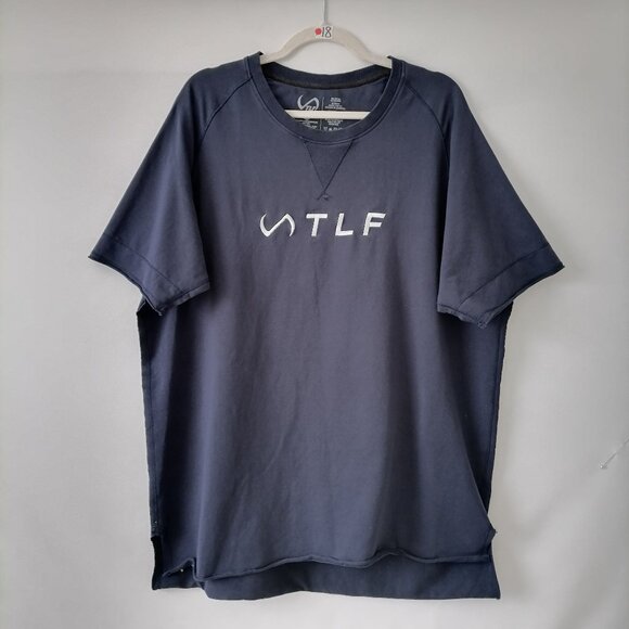 TLF Take Life Further Mens Blue Round Neck Short Sleeve Pullover T-Shirt Size XL - Picture 1 of 5